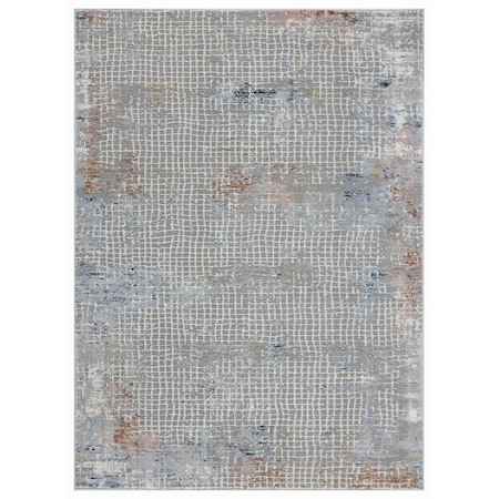 Manmade Austin Devine Rust Area Rectangle Rug 7 ft. 10 in. x 10 ft. 6 in. MA3080019
